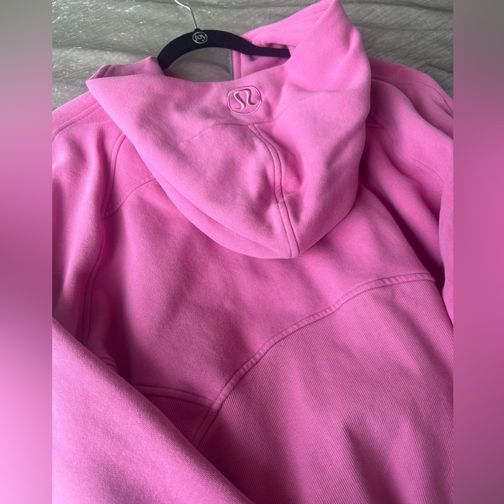 Lululemon Scuba Oversized Funnel Neck Half Zip - Sonic Pink M/L
